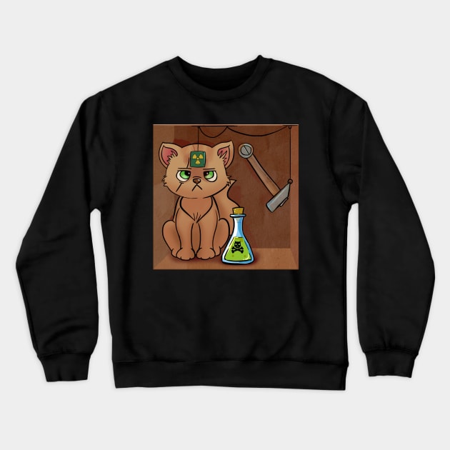 Schrodinger's cat Crewneck Sweatshirt by conquart